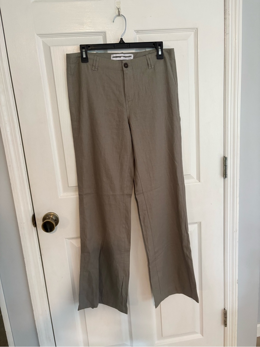 Bershka Women's pants tan/khaki/gray NEW